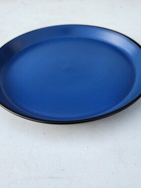 NEW Stone Lain Albie Round Dinner Plate Dinnerware Blue Black Replacement Plates